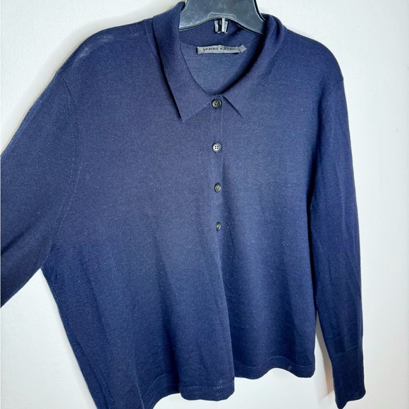 Jenni Kayne ‘Grayson’ Merino Wool Pullover in Dark Navy - Picture 7 of 12